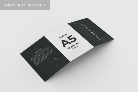 A5 Trifold Mockup V2 for Professional Presentations