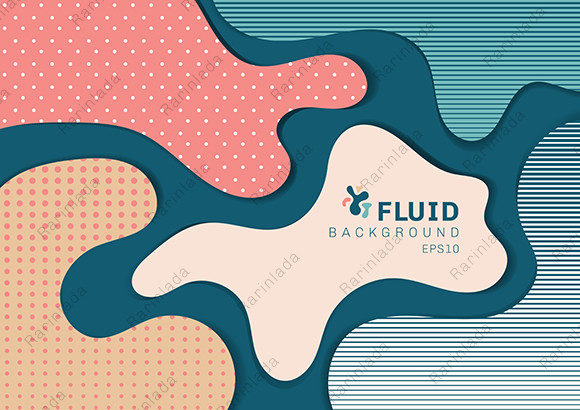 Abstract Background Fluid Shapes Pattern: A Practical Guide to Modern Web and Print Design