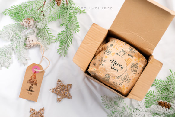 Christmas Gift and Label Mockup: Bringing Your Holiday Designs to Life