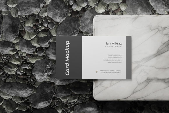Elevate Your Brand Identity with a Professional Realistic Business Card Mockup