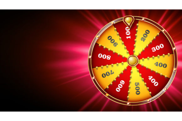 Fortune Wheel Design Vector. Casino Game: Elevating Visual Storytelling and User Engagement