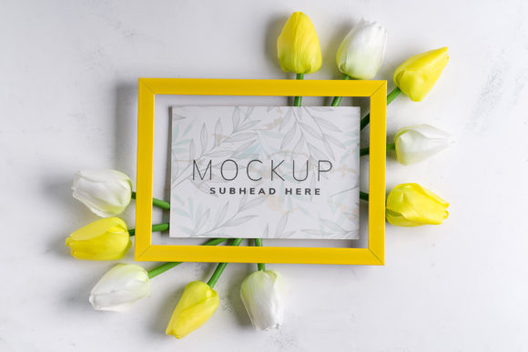 Frame Mockup with Yellow Tulips: A Practical Evaluation for Designers