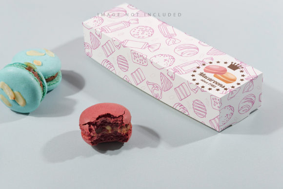 Macarons in Gift Box Mockup: Elevate Your Packaging Presentation