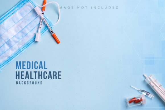 Medical Supplies Mockup for Professional Presentations