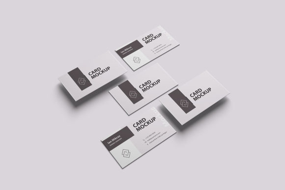 Minimalist Card Mockup: Professional Presentation Tool