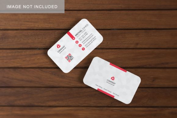 Realistic Business Card Mockup V4: A Professional Showcase for Your Design Work