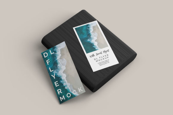 Realistic DL Flyer Mockup