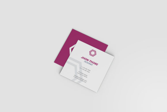 Square Business Card Mockup Evaluation
